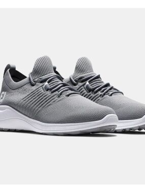 Footjoy Flex XP Gray Knit Slip-On Sneakers